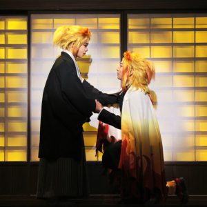 舞台「鬼滅の刃」其ノ参 無限夢列車が開幕　小林亮太・矢崎広らの舞台写真とコメント到着 イメージ画像